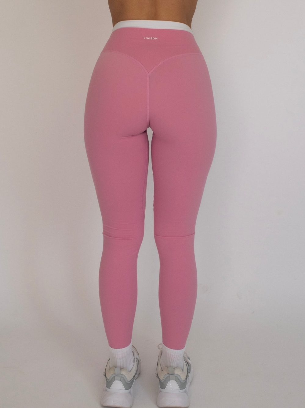 Liaison The Label Layered Sculpt Pant V2 - Petal Pink & White